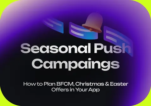 Seasonal push notification campaign illustration