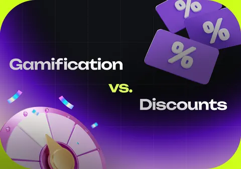 Reward wheel and discount symbols