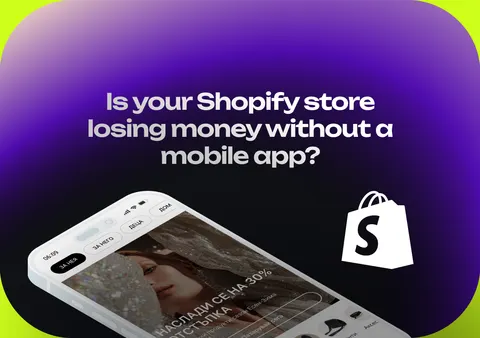Shopping app illustrating the value of a mobile sales channel