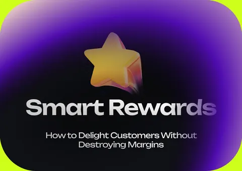 Star and coins illustrating customer rewards