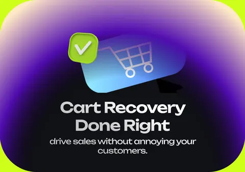 Shopping cart with a reminder notification