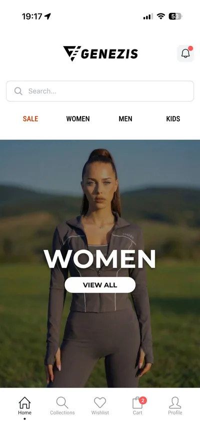 Genezis Wear app — Campaign imagery with a purpose