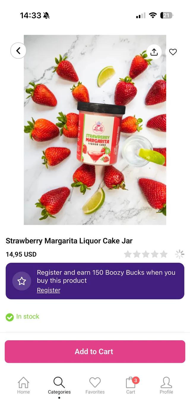 Lulu Liquor Cakes mobile app - Details worth exploring