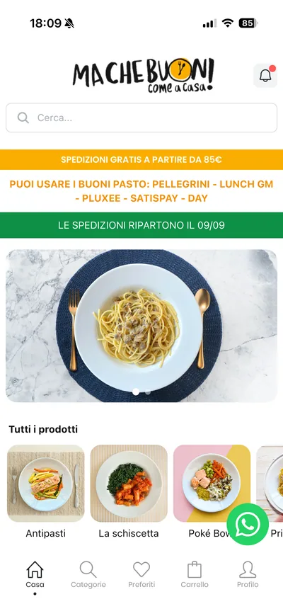Ma Che Buoni! mobile shopping app