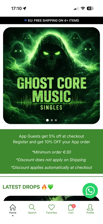 Mr Green Ghost app — A recognizable visual world