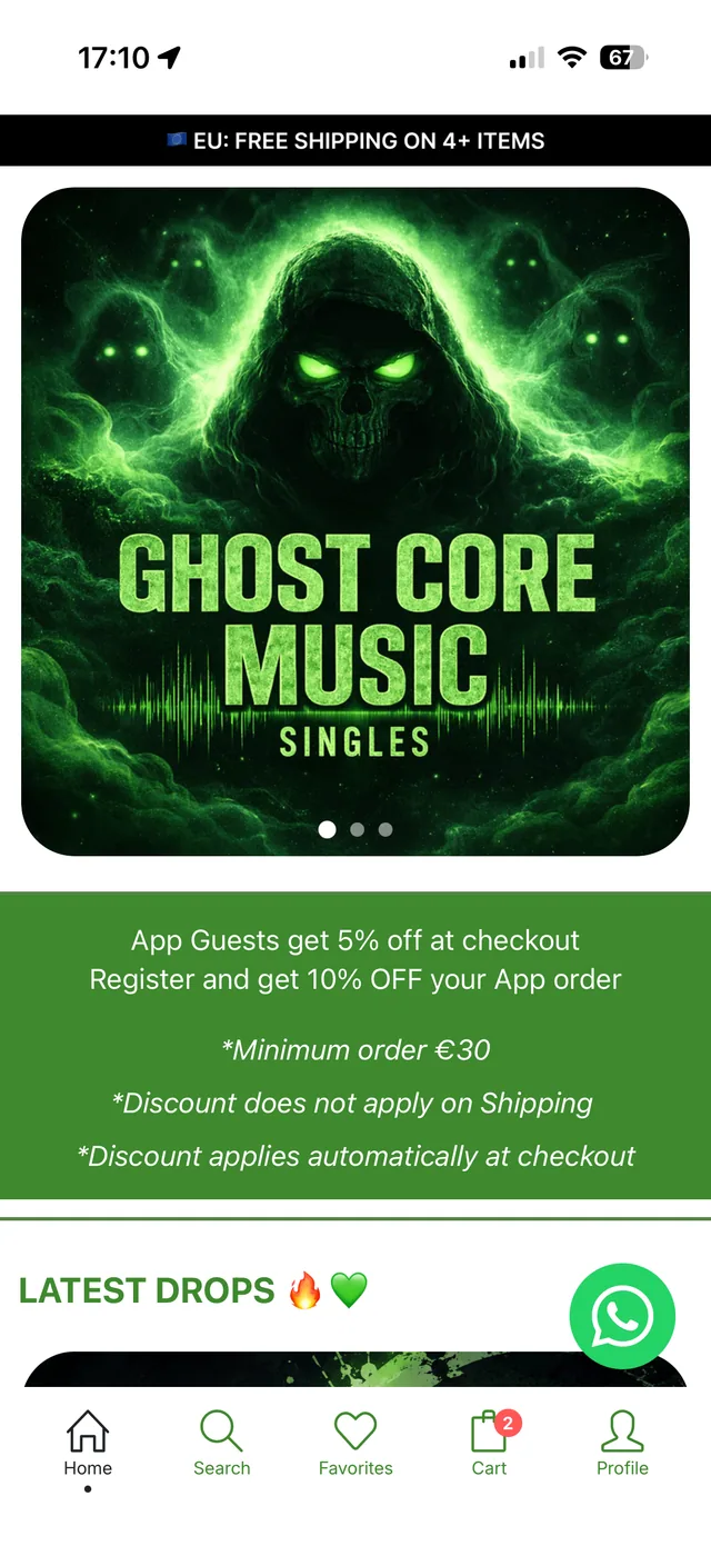 Mr Green Ghost mobile app - A recognizable visual world